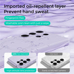 ABEEL For Samsung Galaxy S25 Ultra Magnetic Case Skin Touch Liquid Silicone Phone Back Cover