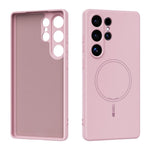 ABEEL For Samsung Galaxy S25 Ultra Magnetic Case Skin Touch Liquid Silicone Phone Back Cover