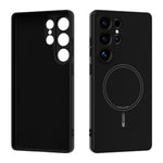 ABEEL For Samsung Galaxy S25 Ultra Magnetic Case Skin Touch Liquid Silicone Phone Back Cover