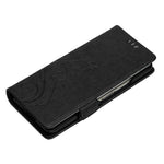 For Samsung Galaxy Z Fold4 5G PU Leather Wallet Case Imprinting Flower Butterflies Magnetic Closure Book Stand Folio Phone Cover