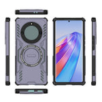 For Honor Magic5 Lite 5G  /  X9a 5G  /  X40 5G Magnetic Case Butterfly Armor Hollow Heat Dissipation PC + TPU Phone Cover