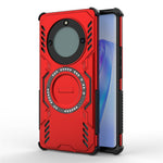 For Honor Magic5 Lite 5G  /  X9a 5G  /  X40 5G Magnetic Case Butterfly Armor Hollow Heat Dissipation PC + TPU Phone Cover