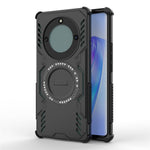 For Honor Magic5 Lite 5G  /  X9a 5G  /  X40 5G Magnetic Case Butterfly Armor Hollow Heat Dissipation PC + TPU Phone Cover