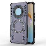 For Honor X50 5G / X9b 5G / Magic6 Lite 5G Magnetic Case Butterfly Armor Hollow Heat Dissipation PC + TPU Phone Cover