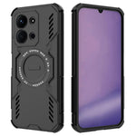 Magnetic Case For Xiaomi Redmi 15C 5G (EU) (173mm)  /  4G (EU) (173mm)  /  Poco C85 4G (173mm) Hollow Heat Dissipation PC + TPU Phone Cover
