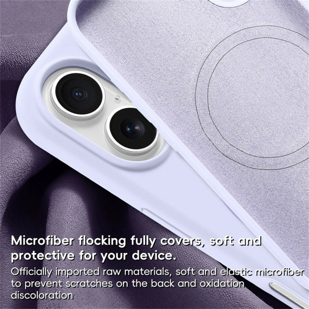 For iPhone 17 Case Compatible with MagSafe Liquid Silicone Anti-Drop Phone Cover