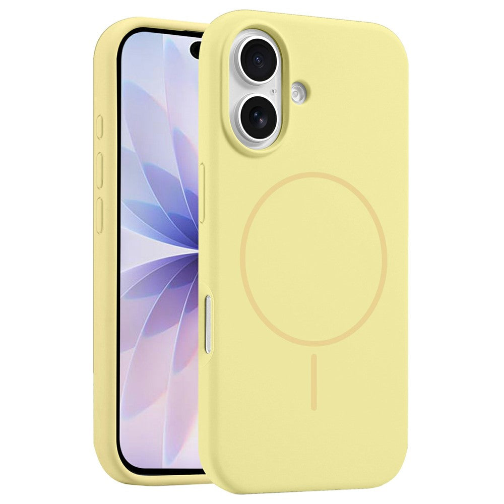 For iPhone 17 Case Compatible with MagSafe Liquid Silicone Anti-Drop Phone Cover