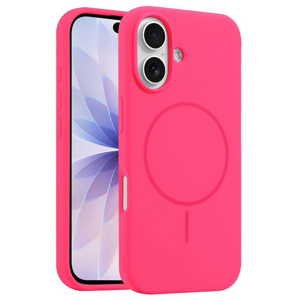 For iPhone 17 Case Compatible with MagSafe Liquid Silicone Anti-Drop Phone Cover