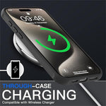 For iPhone 13 Pro Case Compatible with MagSafe Rose Flower Pattern PC + TPU Phone Cover