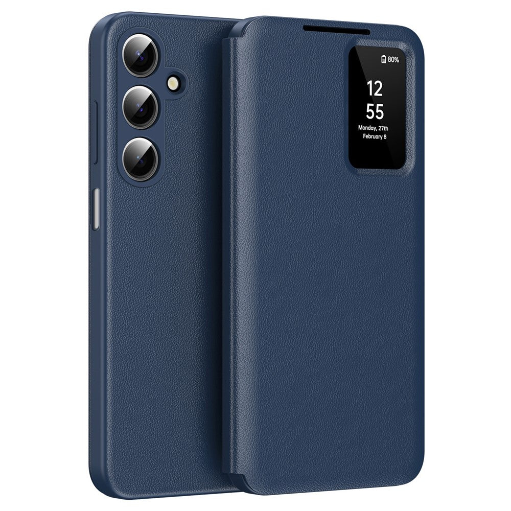 Til Samsung Galaxy A17 4G / 5G Cover med Kortlomme Smart View Vindue Læder Telefoncover