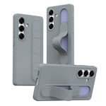 For Samsung Galaxy S24+ Case Customizable Smart Key Control Wristband Kickstand PC + Silicone Phone Cover