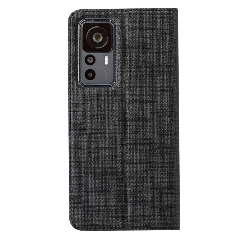 VILI DMX-serien stötsäkert mobilskal för Xiaomi 12T Pro 5G, PU-läder, magnetiskt mobilskal med automatisk stängning, korthållare och stativ