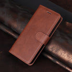 For Xiaomi Poco M8 5G / Redmi Note 15 5G (Global) / 15 4G (Global) Leather Wallet Case with Strap Solid Color Phone Stand Cover
