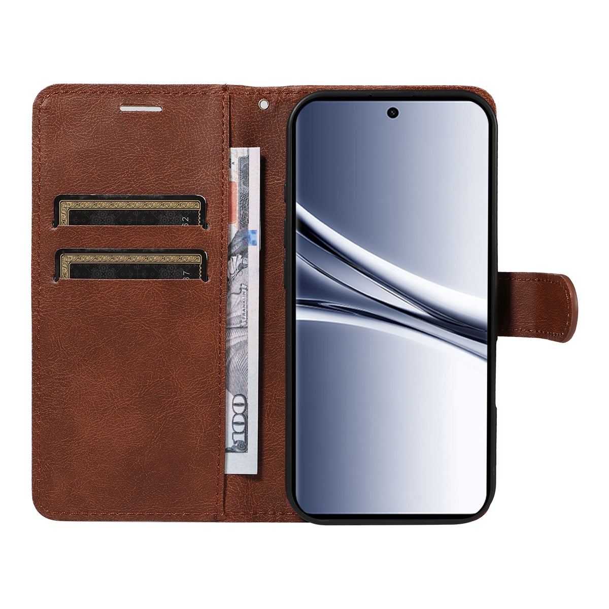 For Xiaomi Poco M8 5G / Redmi Note 15 5G (Global) / 15 4G (Global) Leather Wallet Case with Strap Solid Color Phone Stand Cover