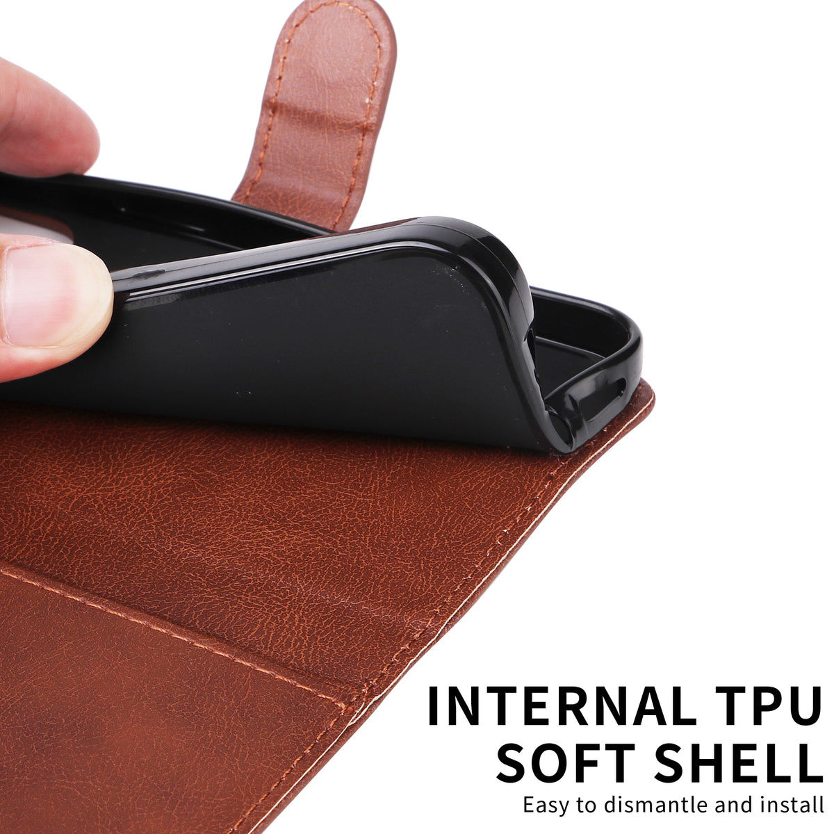 For Xiaomi Poco M8 5G / Redmi Note 15 5G (Global) / 15 4G (Global) Leather Wallet Case with Strap Solid Color Phone Stand Cover