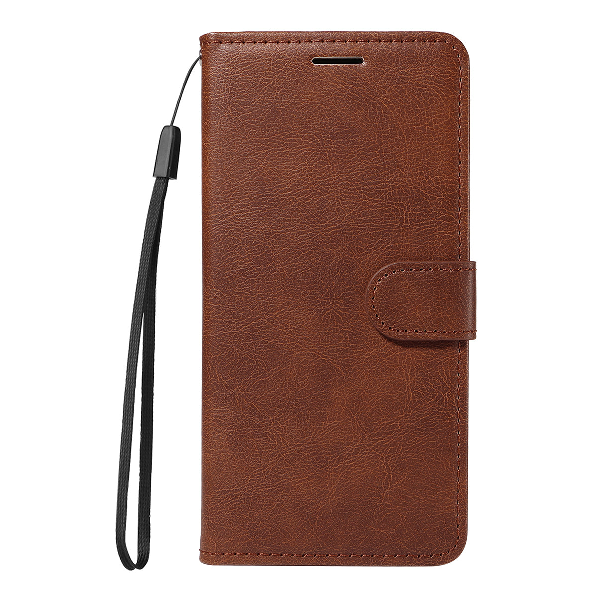 For Xiaomi Poco M8 5G / Redmi Note 15 5G (Global) / 15 4G (Global) Leather Wallet Case with Strap Solid Color Phone Stand Cover