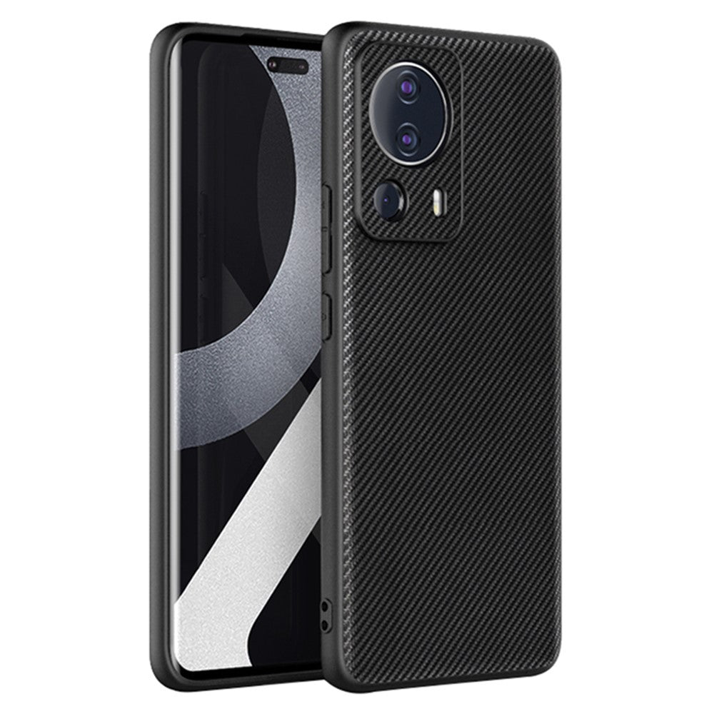 VILI TC Series for Xiaomi 13 Lite / Civi 2 5G Anti-drop Phone Back Cover Textured Leather Coated TPU Protective Smartphone Case