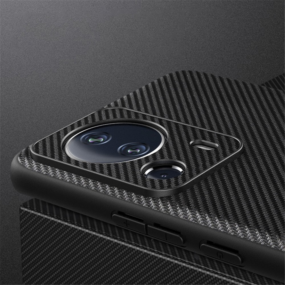 VILI TC Series for Xiaomi 13 Lite / Civi 2 5G Anti-drop Phone Back Cover Textured Leather Coated TPU Protective Smartphone Case