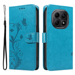 For Xiaomi Poco M8 5G / Redmi Note 15 5G (Global) / 15 4G (Global) PU Leather Cases Flower Pattern Wallet Stand Phone Cover with Strap