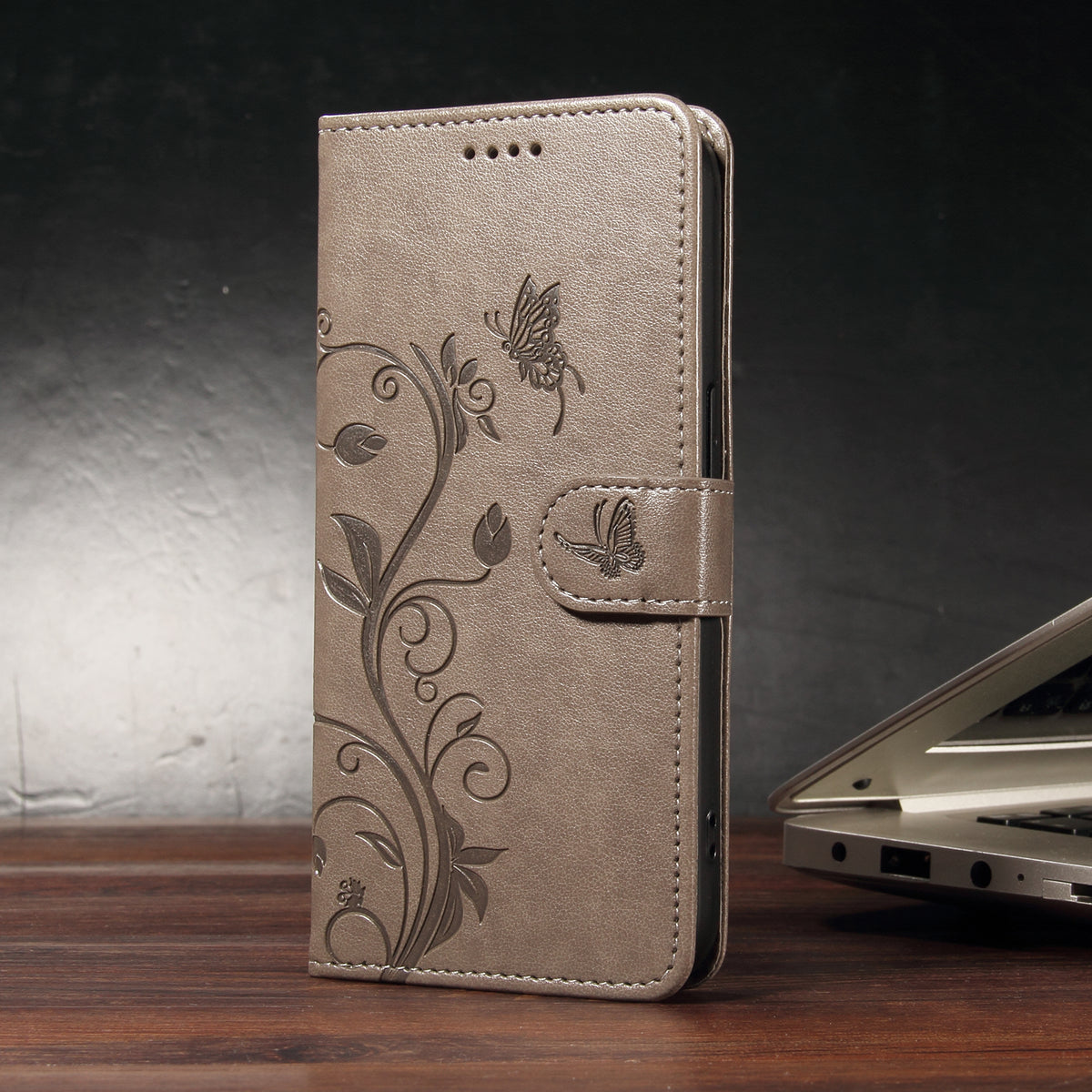 For Xiaomi Poco M8 5G / Redmi Note 15 5G (Global) / 15 4G (Global) PU Leather Cases Flower Pattern Wallet Stand Phone Cover with Strap