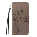For Xiaomi Poco M8 5G / Redmi Note 15 5G (Global) / 15 4G (Global) PU Leather Cases Flower Pattern Wallet Stand Phone Cover with Strap