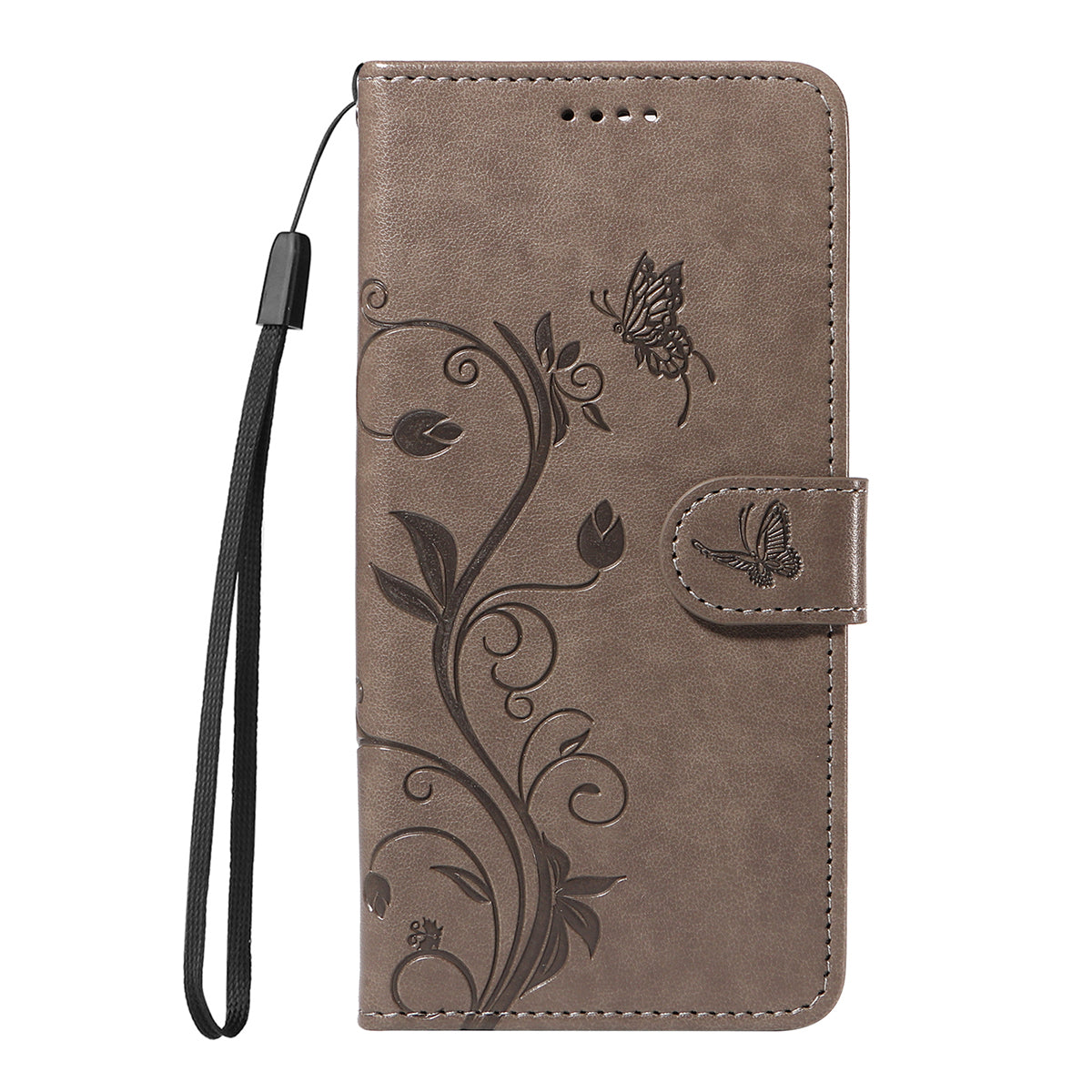 For Xiaomi Poco M8 5G / Redmi Note 15 5G (Global) / 15 4G (Global) PU Leather Cases Flower Pattern Wallet Stand Phone Cover with Strap