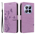 For Xiaomi Redmi Note 15 Pro 5G (Global) PU Leather Cases Flower Pattern Wallet Stand Phone Cover with Strap
