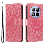 For Xiaomi Redmi Note 15 Pro 5G (Global) Leather Wallet Case Sunflower Imprinted Phone Cover