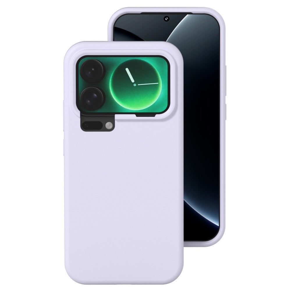 For Xiaomi 17 Pro Liquid Silicone Phone Case Skin-Friendly Shockproof Protective Back Cover