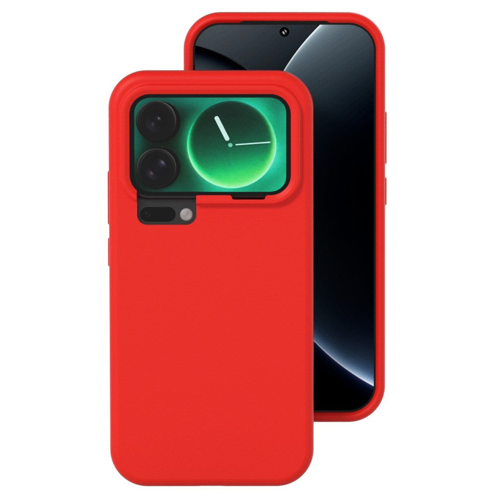 For Xiaomi 17 Pro Liquid Silicone Phone Case Skin-Friendly Shockproof Protective Back Cover