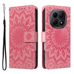 For Xiaomi Poco M8 5G / Redmi Note 15 5G (Global) / 15 4G (Global) Leather Wallet Case Sunflower Imprinted Phone Cover