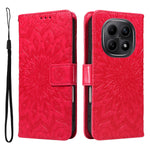 For Xiaomi Poco M8 5G / Redmi Note 15 5G (Global) / 15 4G (Global) Leather Wallet Case Sunflower Imprinted Phone Cover
