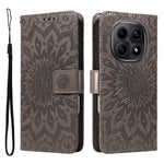For Xiaomi Poco M8 5G / Redmi Note 15 5G (Global) / 15 4G (Global) Leather Wallet Case Sunflower Imprinted Phone Cover