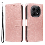 For Xiaomi Poco M8 5G / Redmi Note 15 5G (Global) / 15 4G (Global) Leather Wallet Case Sunflower Imprinted Phone Cover