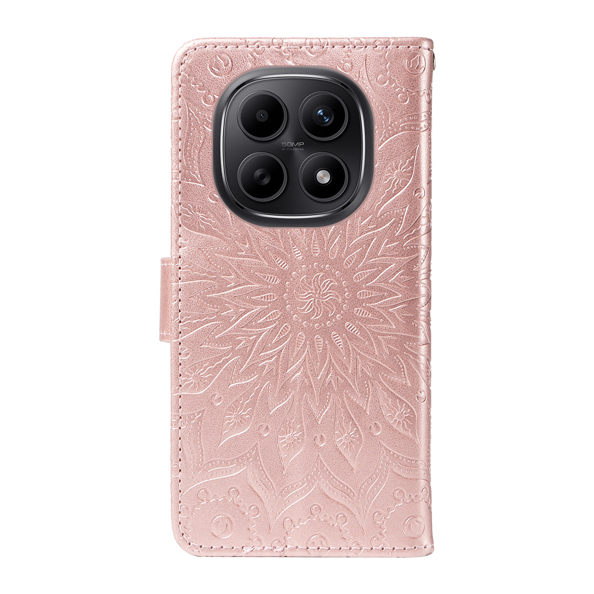 For Xiaomi Poco M8 5G / Redmi Note 15 5G (Global) / 15 4G (Global) Leather Wallet Case Sunflower Imprinted Phone Cover