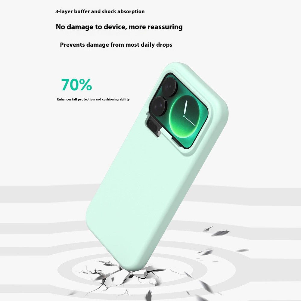 For Xiaomi 17 Pro Max Liquid Silicone Phone Case Skin-Friendly Shockproof Protective Back Cover