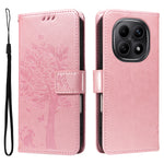 For Xiaomi Poco M8 5G / Redmi Note 15 5G (Global) / 15 4G (Global) Phone Case with Stand Cat Tree Pattern Leather Wallet Mobile Cover