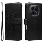 For Xiaomi Poco M8 5G / Redmi Note 15 5G (Global) / 15 4G (Global) Phone Case with Stand Cat Tree Pattern Leather Wallet Mobile Cover