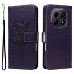 For Xiaomi Poco M8 5G / Redmi Note 15 5G (Global) / 15 4G (Global) Phone Case with Stand Cat Tree Pattern Leather Wallet Mobile Cover