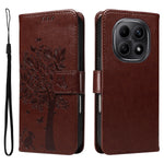 For Xiaomi Poco M8 5G / Redmi Note 15 5G (Global) / 15 4G (Global) Phone Case with Stand Cat Tree Pattern Leather Wallet Mobile Cover