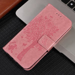 For Xiaomi Poco M8 5G / Redmi Note 15 5G (Global) / 15 4G (Global) Phone Case with Stand Cat Tree Pattern Leather Wallet Mobile Cover