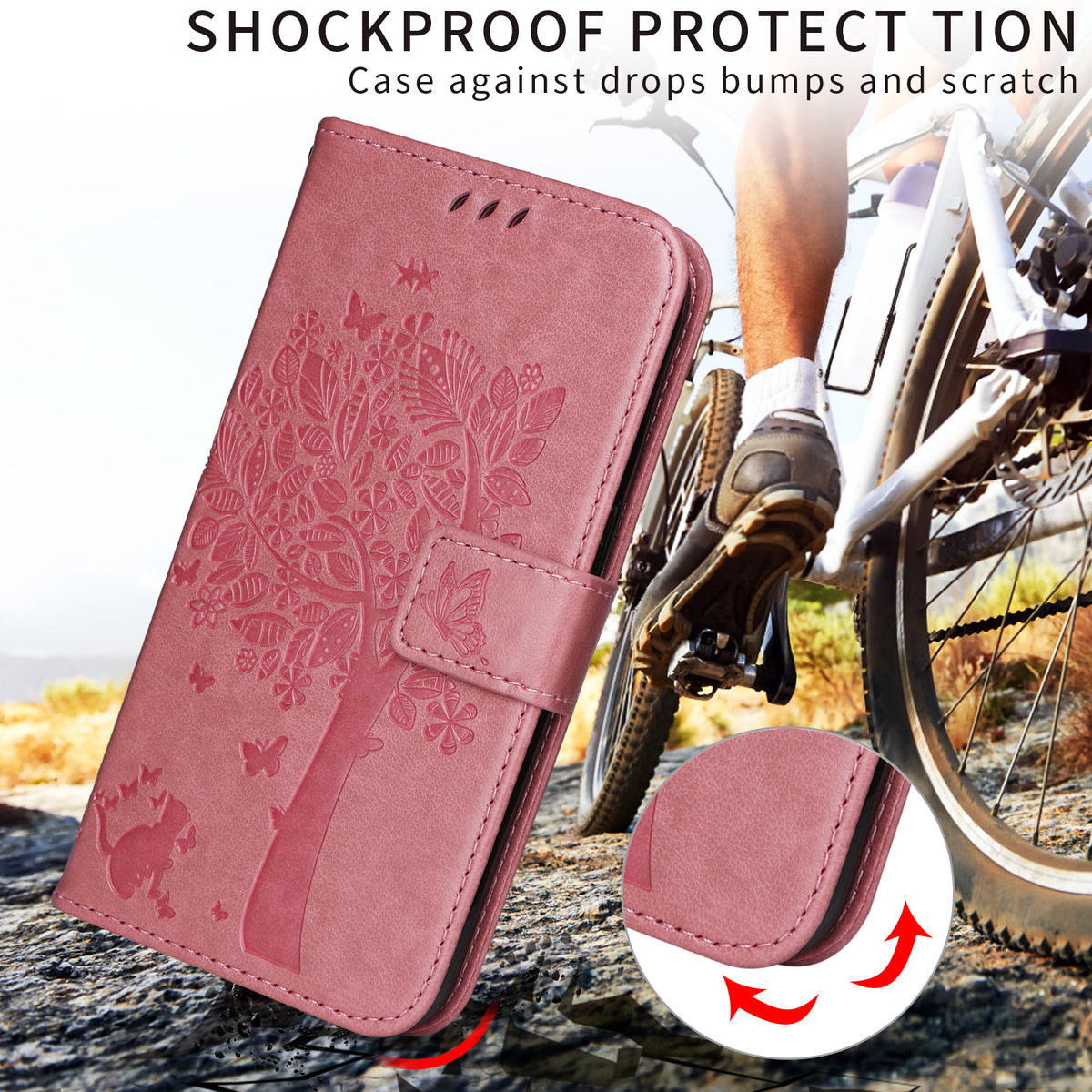 For Xiaomi Poco M8 5G / Redmi Note 15 5G (Global) / 15 4G (Global) Phone Case with Stand Cat Tree Pattern Leather Wallet Mobile Cover