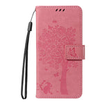 For Xiaomi Poco M8 5G / Redmi Note 15 5G (Global) / 15 4G (Global) Phone Case with Stand Cat Tree Pattern Leather Wallet Mobile Cover