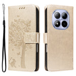 For Xiaomi Redmi Note 15 Pro 5G (Global) Phone Case with Stand Cat Tree Pattern Leather Wallet Mobile Cover