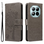 For Xiaomi Poco M8 Pro 5G / Redmi Note 15 Pro+ 5G (Global) Phone Case with Stand Cat Tree Pattern Leather Wallet Mobile Cover