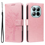 For Xiaomi Poco M8 Pro 5G / Redmi Note 15 Pro+ 5G (Global) Phone Case with Stand Cat Tree Pattern Leather Wallet Mobile Cover