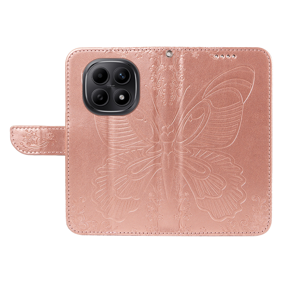 For Xiaomi Poco M8 5G / Redmi Note 15 5G (Global) / 15 4G (Global) Case Butterfly Pattern PU Leather Folio Flip Phone Cover