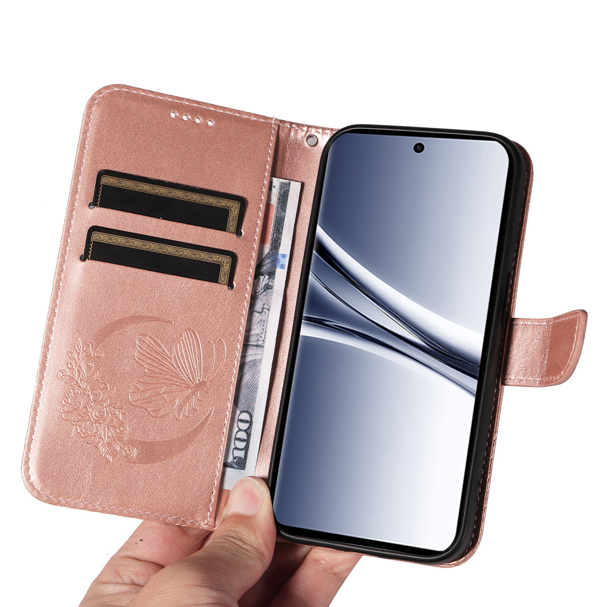 For Xiaomi Poco M8 5G / Redmi Note 15 5G (Global) / 15 4G (Global) Case Butterfly Pattern PU Leather Folio Flip Phone Cover