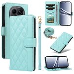 For Xiaomi Poco M8 5G / Redmi Note 15 5G (Global) Wallet Case Rhombus Leather Phone Cover with Strap