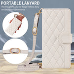 For Xiaomi Poco M8 5G / Redmi Note 15 5G (Global) Wallet Case Rhombus Leather Phone Cover with Strap